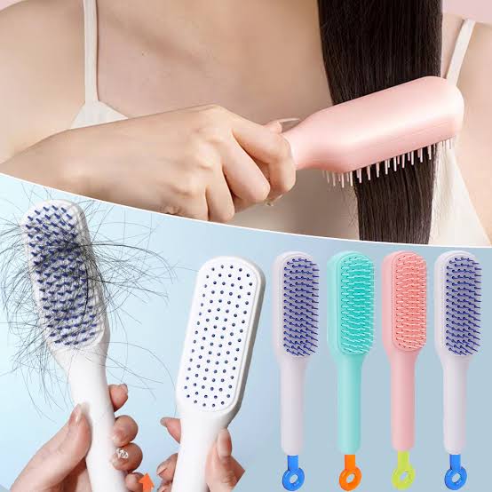 Self Cleaning Hair Comb